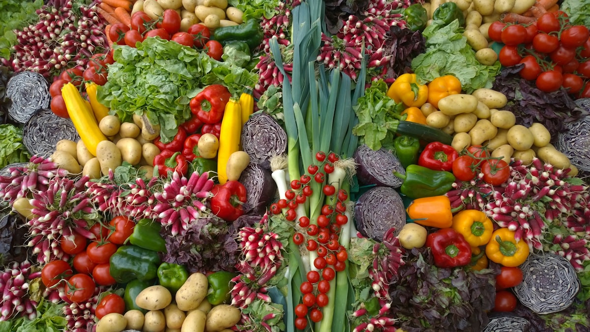 Makanan Bergizi dan Sayuran Segar